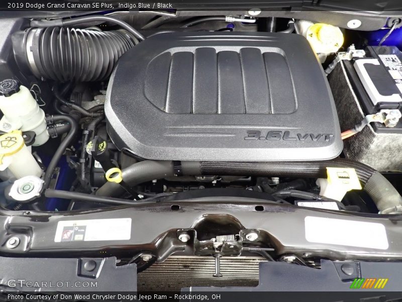 Indigo Blue / Black 2019 Dodge Grand Caravan SE Plus