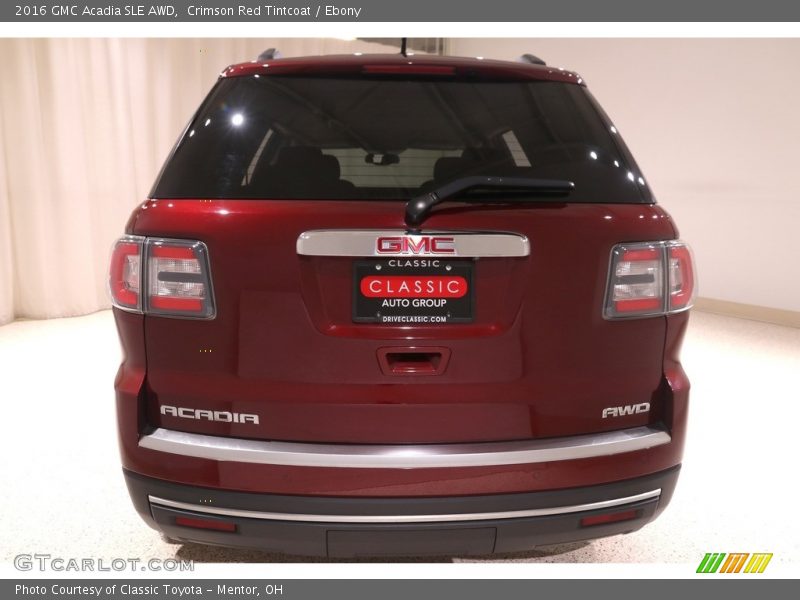 Crimson Red Tintcoat / Ebony 2016 GMC Acadia SLE AWD