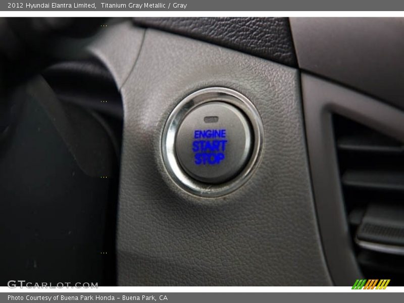 Titanium Gray Metallic / Gray 2012 Hyundai Elantra Limited