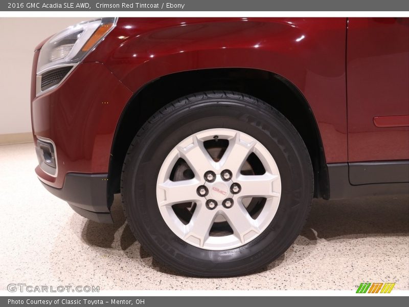 Crimson Red Tintcoat / Ebony 2016 GMC Acadia SLE AWD