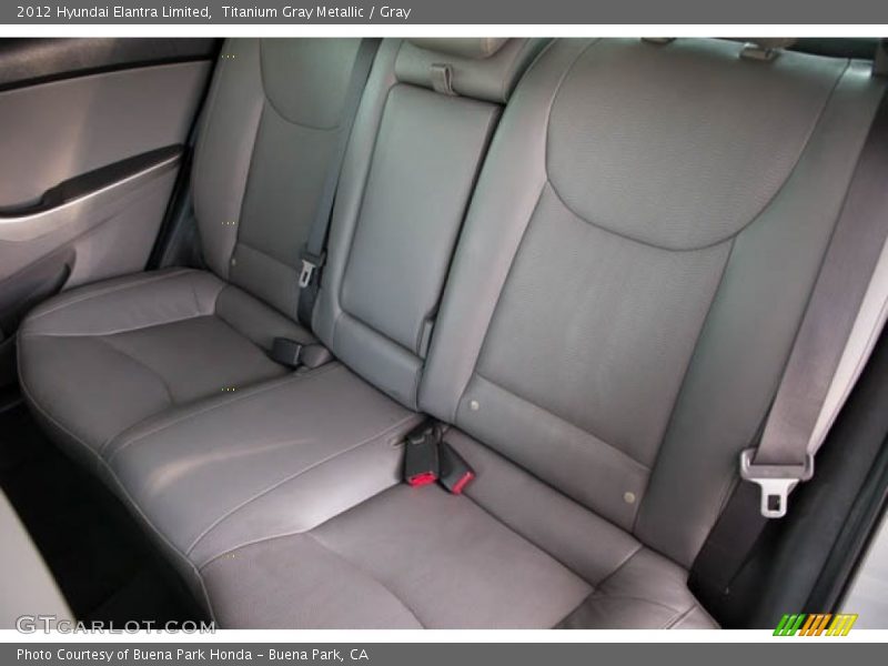 Titanium Gray Metallic / Gray 2012 Hyundai Elantra Limited