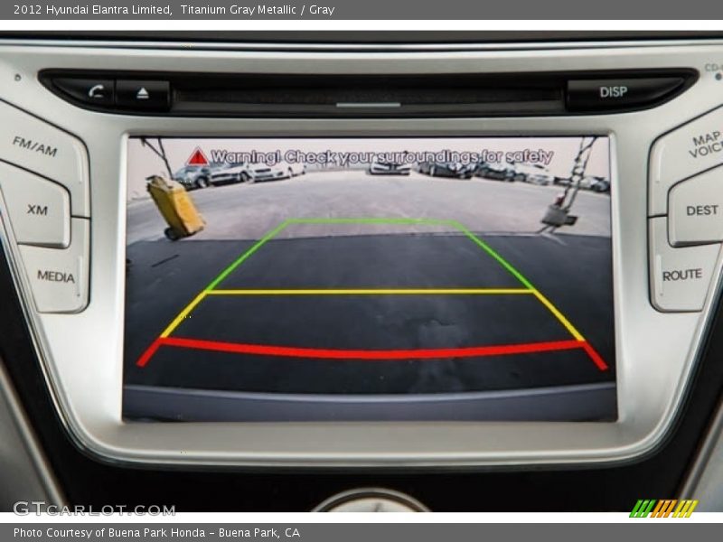 Titanium Gray Metallic / Gray 2012 Hyundai Elantra Limited