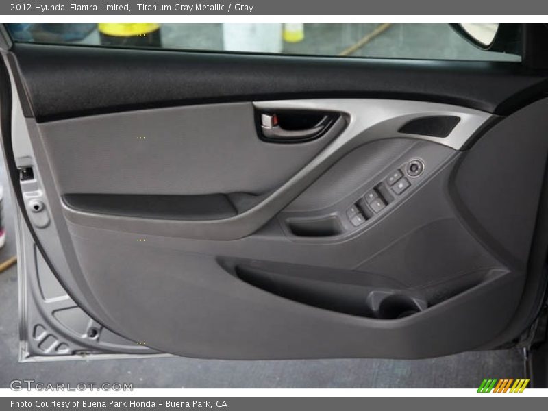 Titanium Gray Metallic / Gray 2012 Hyundai Elantra Limited