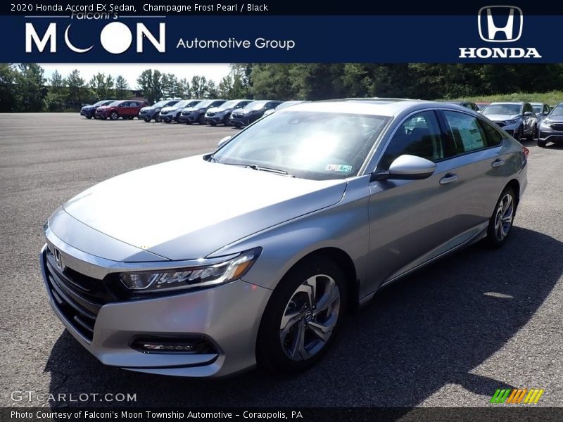 Champagne Frost Pearl / Black 2020 Honda Accord EX Sedan