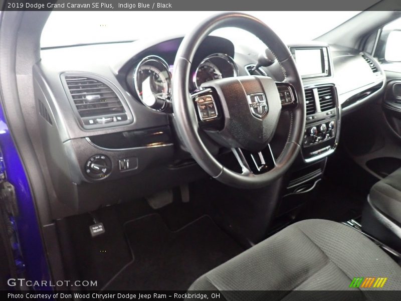 Indigo Blue / Black 2019 Dodge Grand Caravan SE Plus