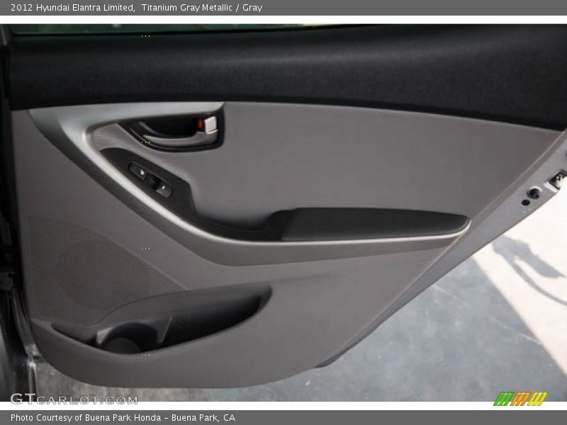 Titanium Gray Metallic / Gray 2012 Hyundai Elantra Limited