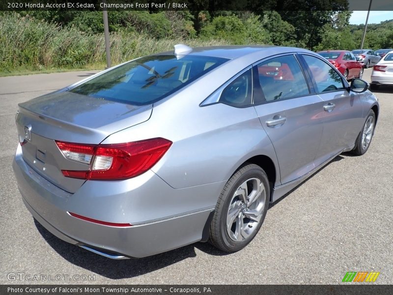 Champagne Frost Pearl / Black 2020 Honda Accord EX Sedan