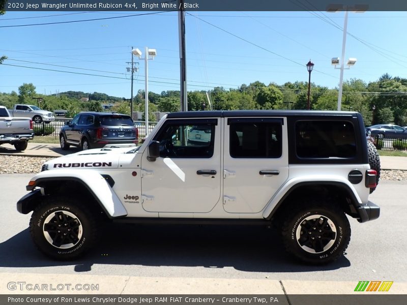 Bright White / Black 2020 Jeep Wrangler Unlimited Rubicon 4x4