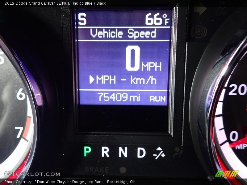 Indigo Blue / Black 2019 Dodge Grand Caravan SE Plus