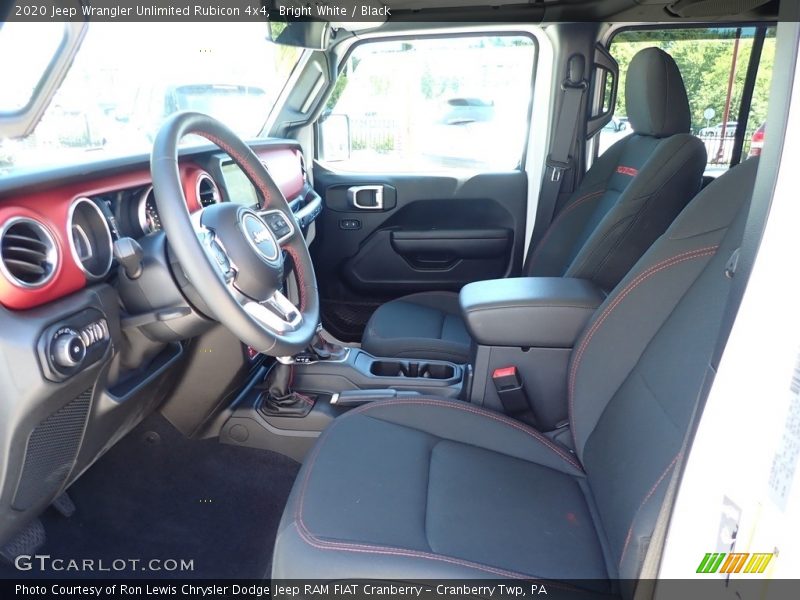 Bright White / Black 2020 Jeep Wrangler Unlimited Rubicon 4x4