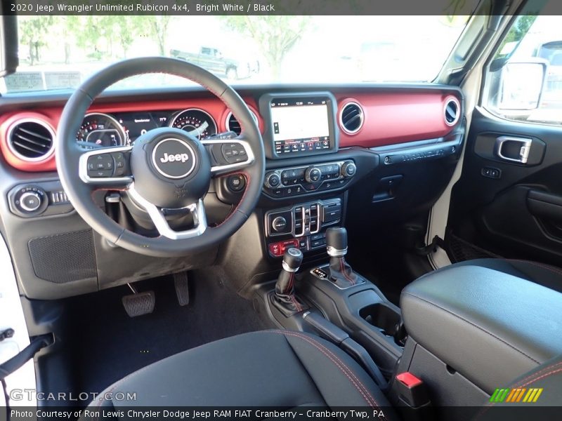 Bright White / Black 2020 Jeep Wrangler Unlimited Rubicon 4x4