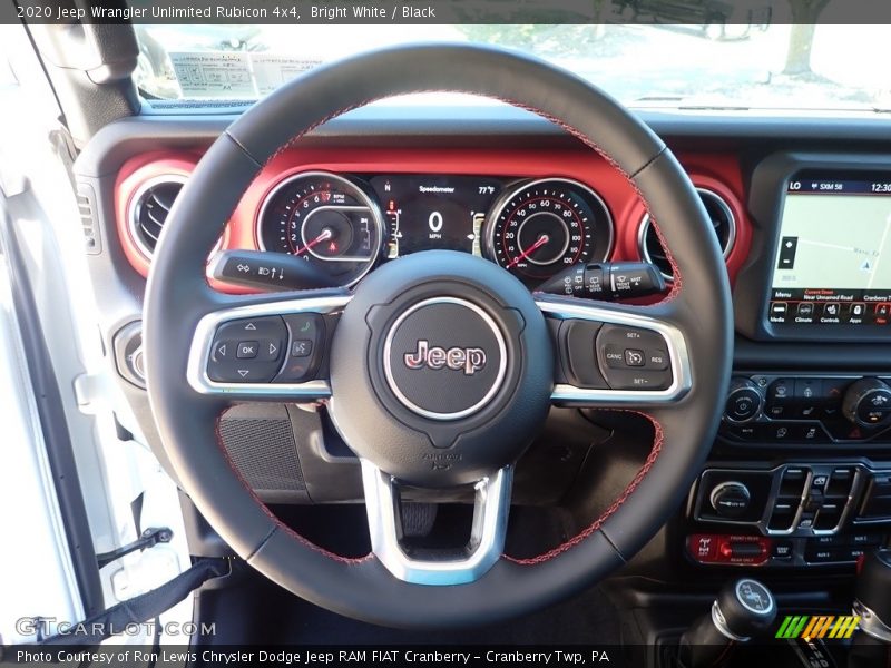 Bright White / Black 2020 Jeep Wrangler Unlimited Rubicon 4x4