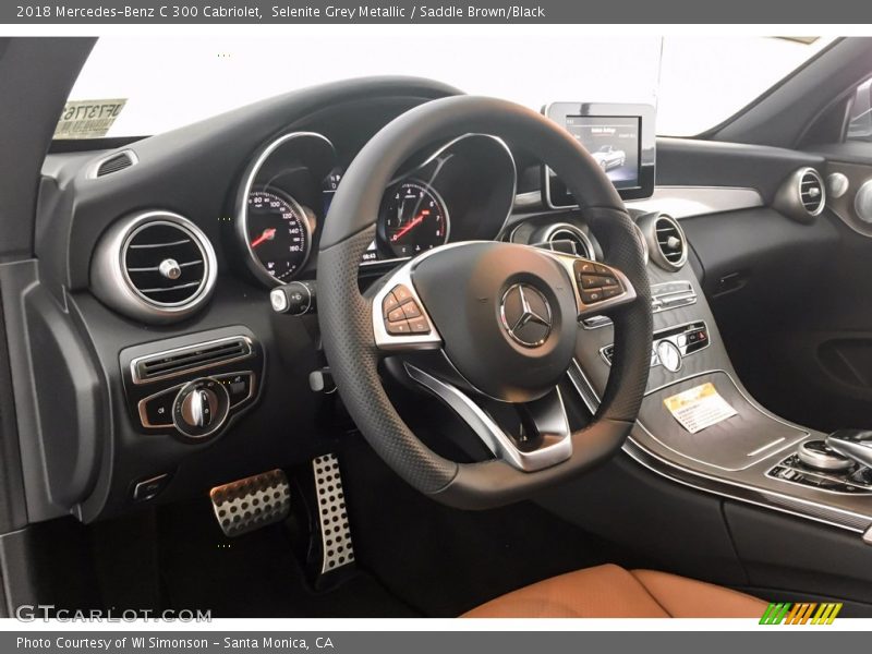 Dashboard of 2018 C 300 Cabriolet