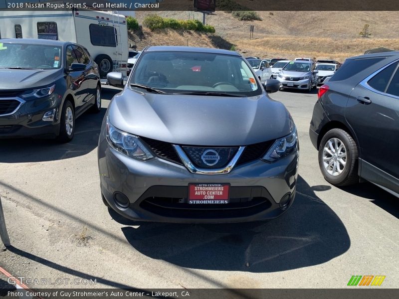 Gun Metallic / Charcoal 2018 Nissan Rogue Sport S