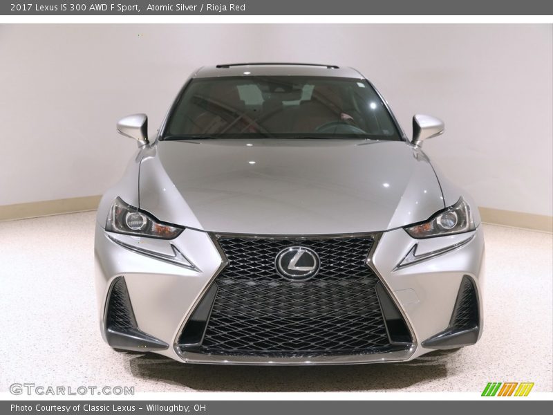 Atomic Silver / Rioja Red 2017 Lexus IS 300 AWD F Sport