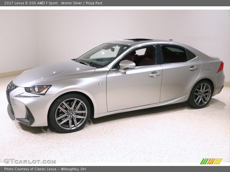 Atomic Silver / Rioja Red 2017 Lexus IS 300 AWD F Sport