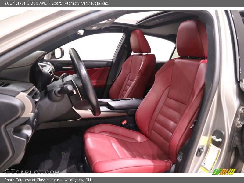 Atomic Silver / Rioja Red 2017 Lexus IS 300 AWD F Sport