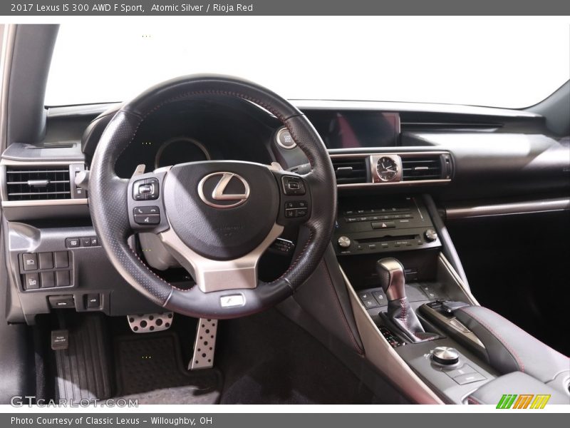 Atomic Silver / Rioja Red 2017 Lexus IS 300 AWD F Sport