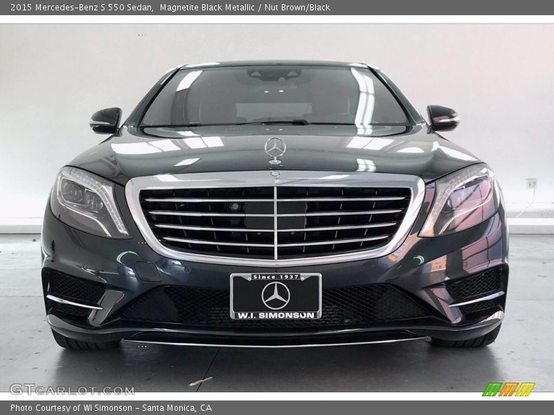 Magnetite Black Metallic / Nut Brown/Black 2015 Mercedes-Benz S 550 Sedan