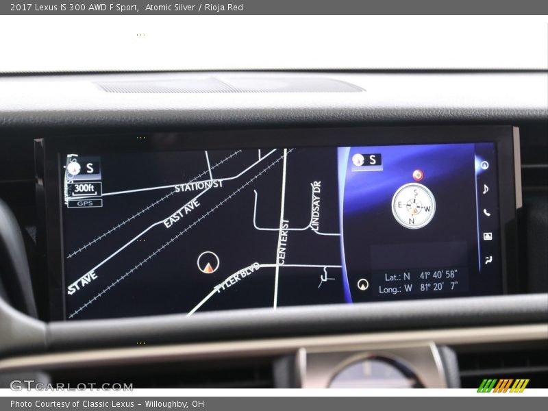 Atomic Silver / Rioja Red 2017 Lexus IS 300 AWD F Sport