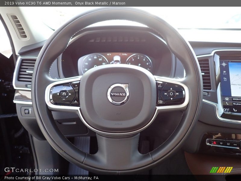  2019 XC90 T6 AWD Momentum Steering Wheel