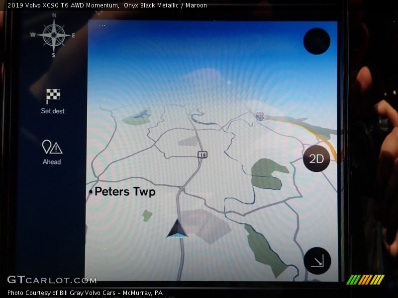 Navigation of 2019 XC90 T6 AWD Momentum
