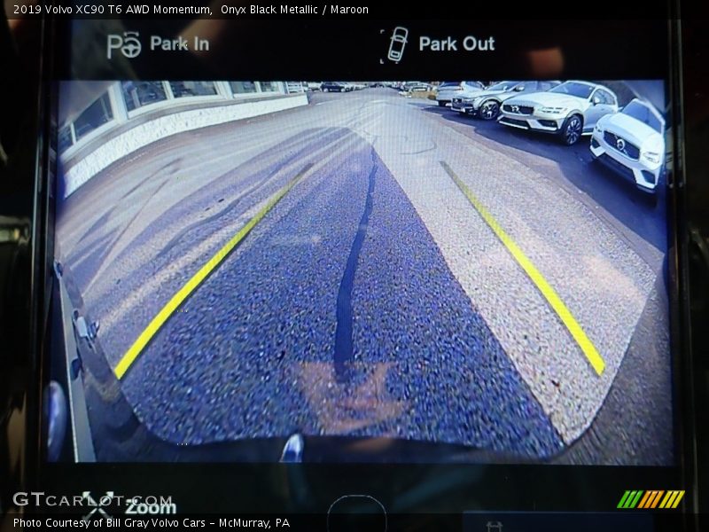 Onyx Black Metallic / Maroon 2019 Volvo XC90 T6 AWD Momentum