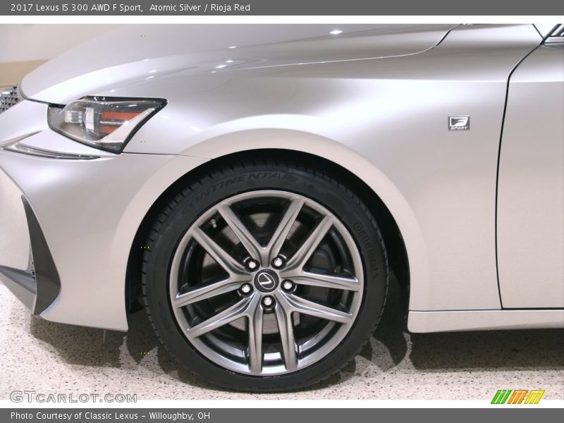 Atomic Silver / Rioja Red 2017 Lexus IS 300 AWD F Sport