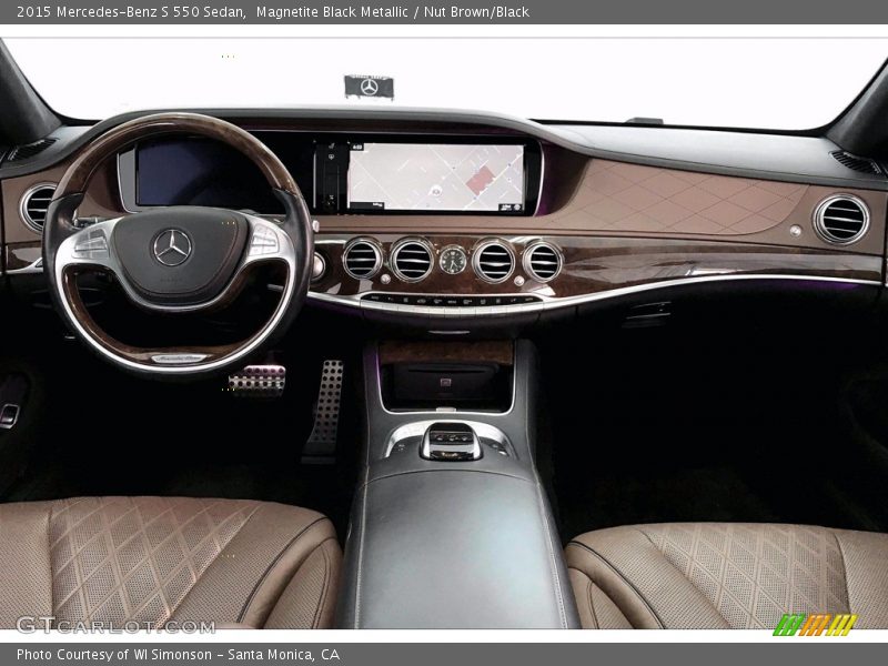 Magnetite Black Metallic / Nut Brown/Black 2015 Mercedes-Benz S 550 Sedan