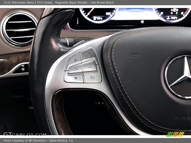 Magnetite Black Metallic / Nut Brown/Black 2015 Mercedes-Benz S 550 Sedan