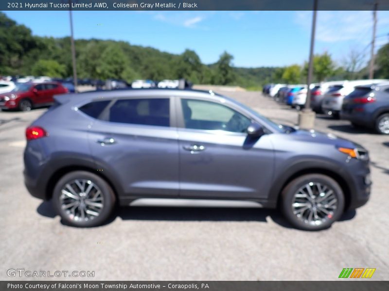 Coliseum Gray Metallic / Black 2021 Hyundai Tucson Limited AWD