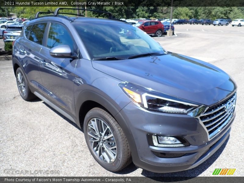 Front 3/4 View of 2021 Tucson Limited AWD