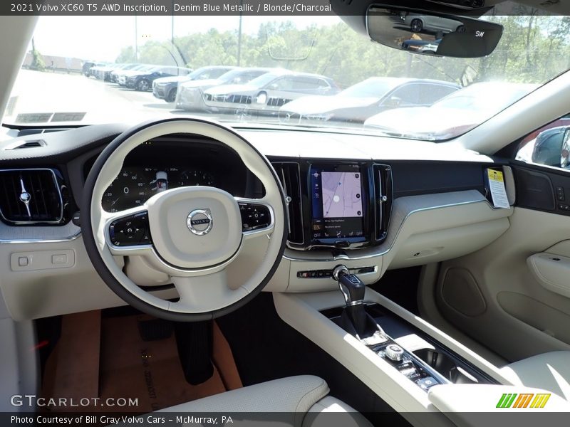  2021 XC60 T5 AWD Inscription Blonde/Charcoal Interior