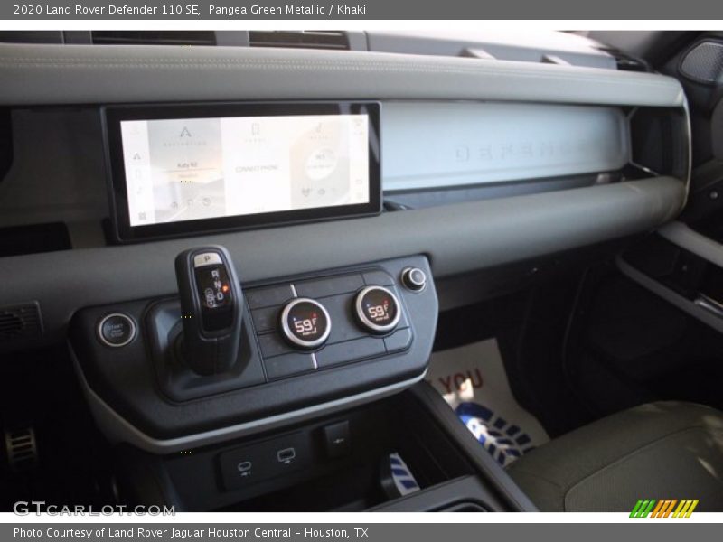 Controls of 2020 Defender 110 SE