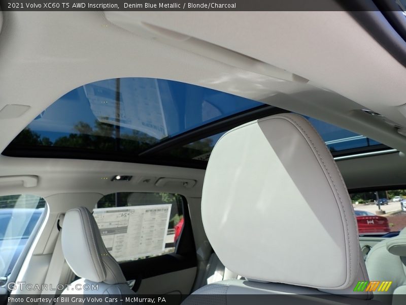 Sunroof of 2021 XC60 T5 AWD Inscription