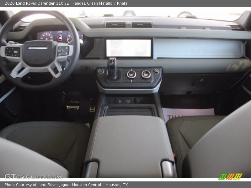 Dashboard of 2020 Defender 110 SE