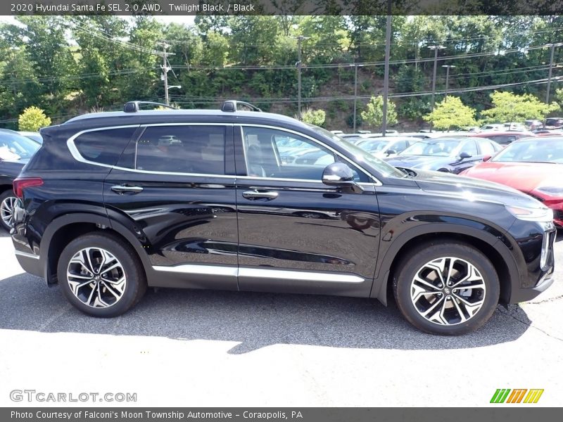 Twilight Black / Black 2020 Hyundai Santa Fe SEL 2.0 AWD