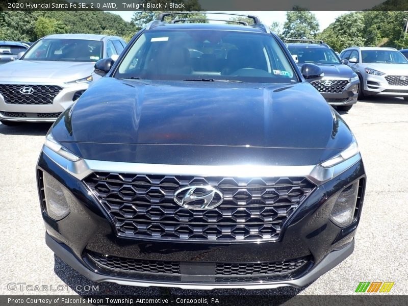 Twilight Black / Black 2020 Hyundai Santa Fe SEL 2.0 AWD