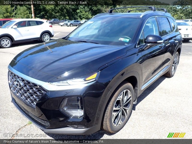 Twilight Black / Black 2020 Hyundai Santa Fe SEL 2.0 AWD