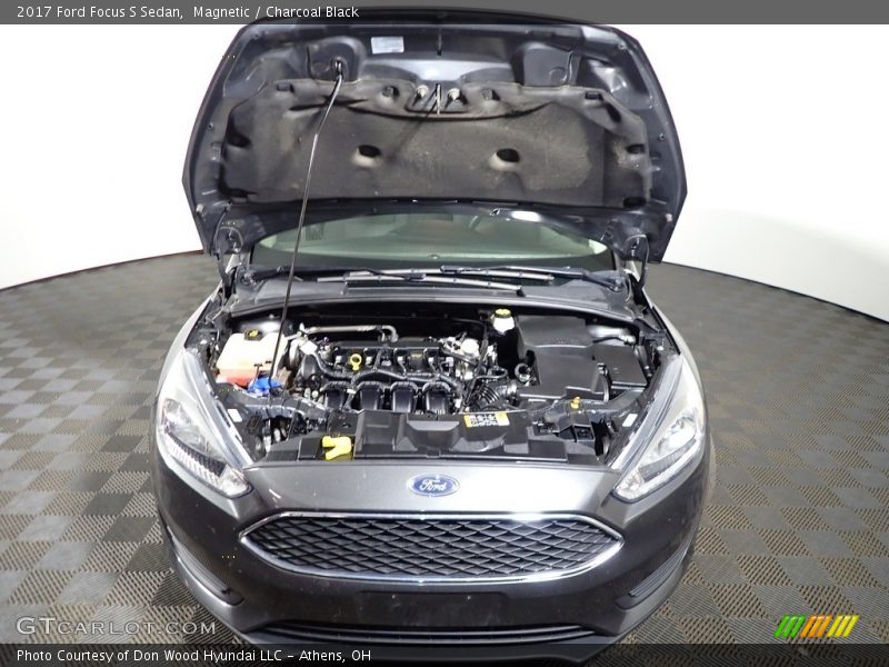 Magnetic / Charcoal Black 2017 Ford Focus S Sedan