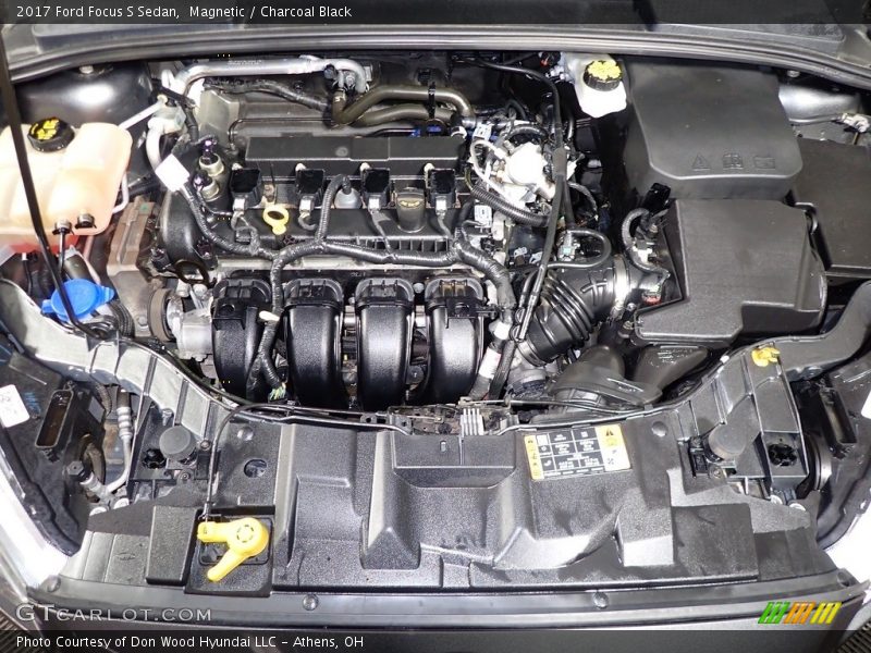 Magnetic / Charcoal Black 2017 Ford Focus S Sedan