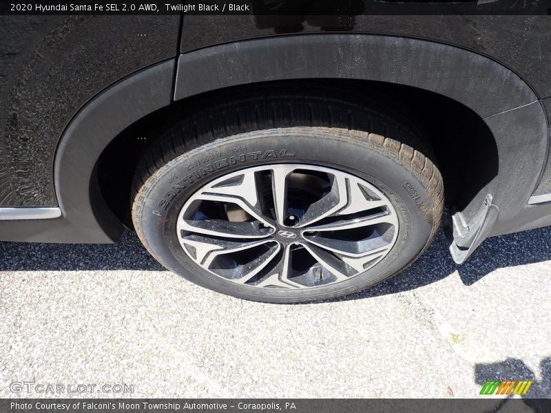 Twilight Black / Black 2020 Hyundai Santa Fe SEL 2.0 AWD