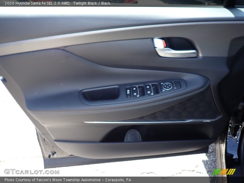 Twilight Black / Black 2020 Hyundai Santa Fe SEL 2.0 AWD