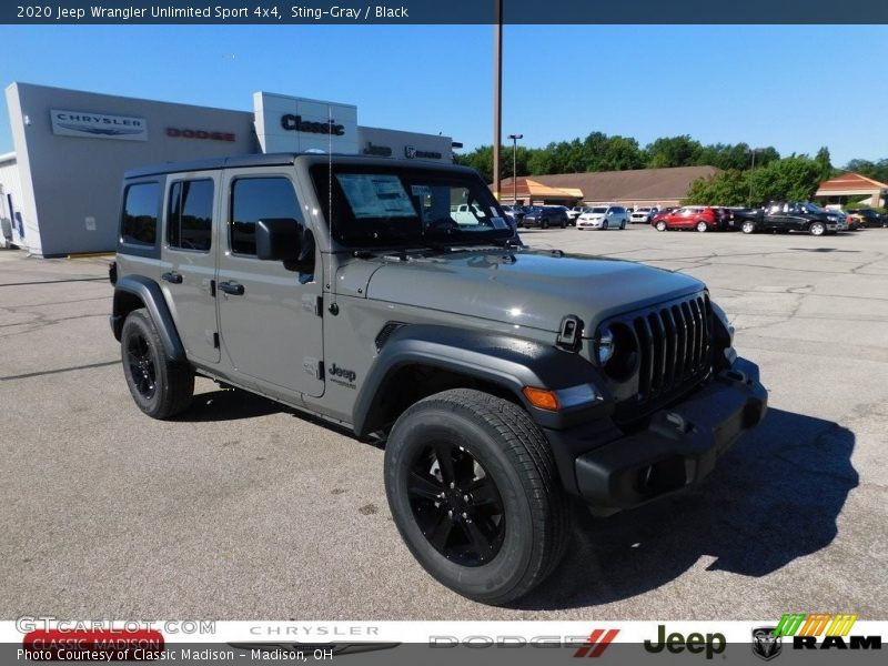 Sting-Gray / Black 2020 Jeep Wrangler Unlimited Sport 4x4