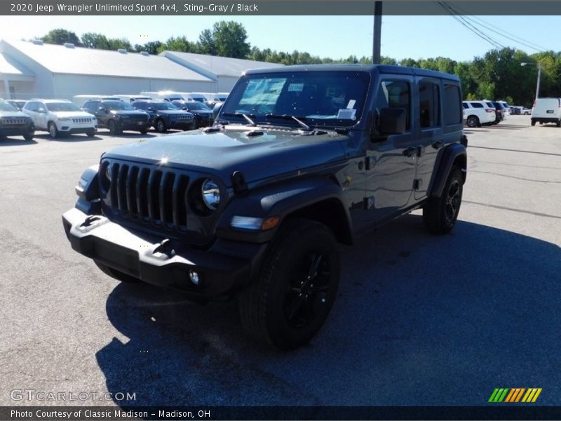 Sting-Gray / Black 2020 Jeep Wrangler Unlimited Sport 4x4