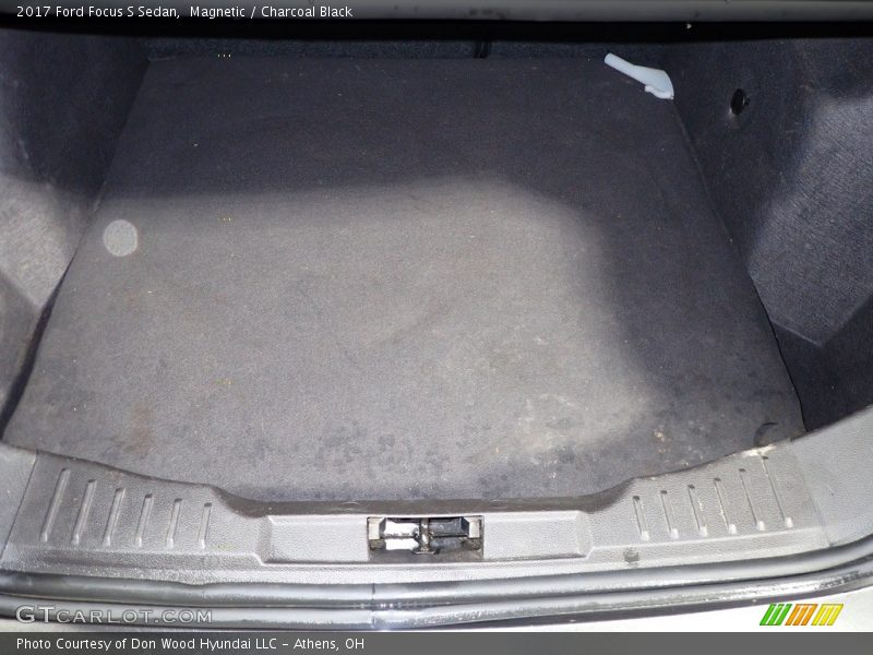 Magnetic / Charcoal Black 2017 Ford Focus S Sedan