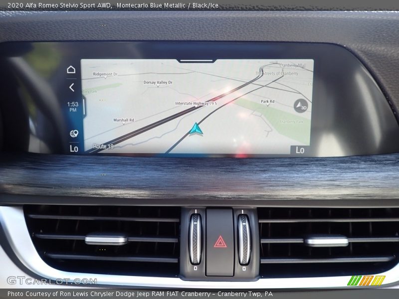 Navigation of 2020 Stelvio Sport AWD