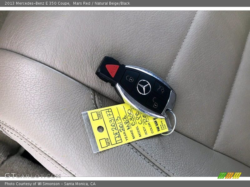 Mars Red / Natural Beige/Black 2013 Mercedes-Benz E 350 Coupe