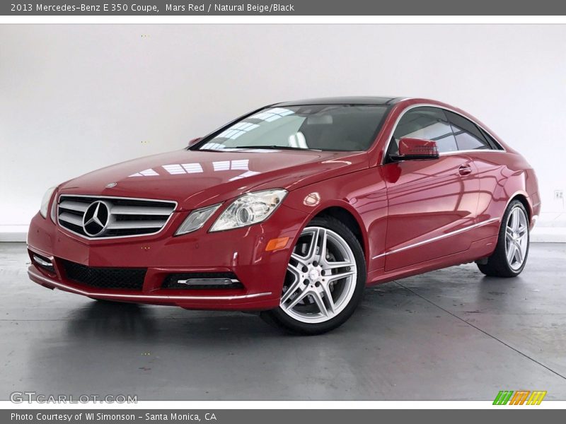 Mars Red / Natural Beige/Black 2013 Mercedes-Benz E 350 Coupe