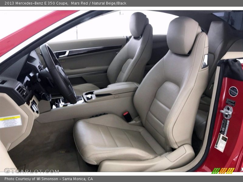Mars Red / Natural Beige/Black 2013 Mercedes-Benz E 350 Coupe